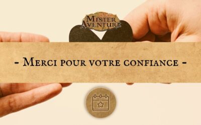 Merci pour votre confiance !